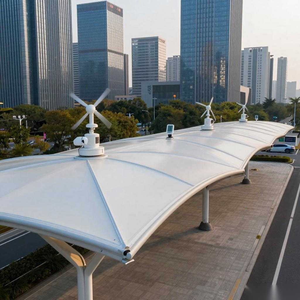 武汉膜结构车棚竟然会“呼吸”,原来它藏着智慧城市的秘密神经 武汉膜结构车棚竟然会“呼吸”,原来它藏着智慧城市的秘密神经