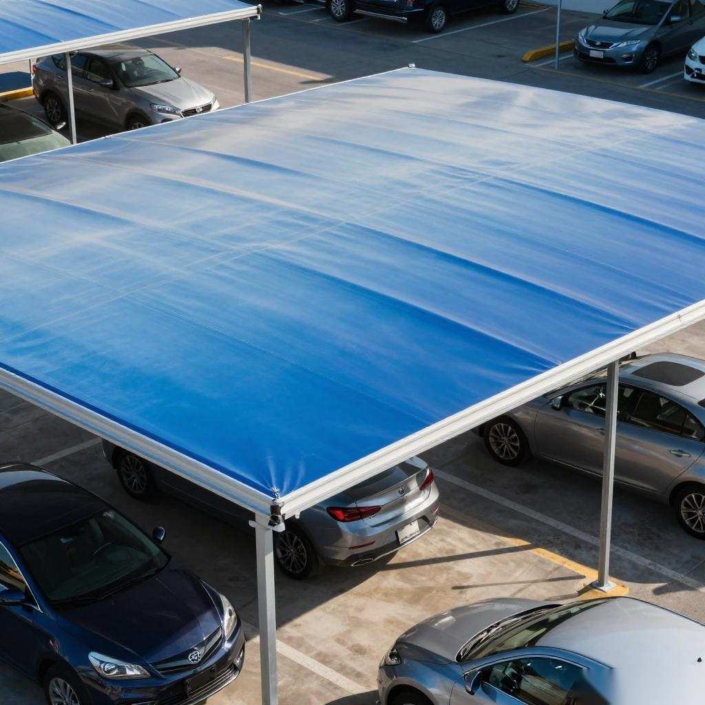 选错颜色等于白花钱，膜结构车棚5种颜色的隐藏秘密