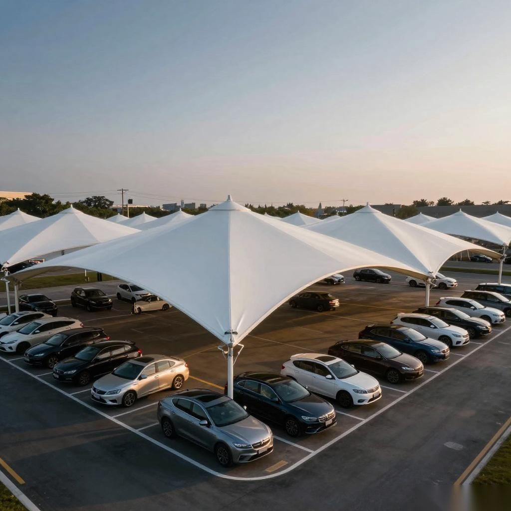 膜结构车棚介绍及施工方案，膜结构看台代理加盟相关吗？