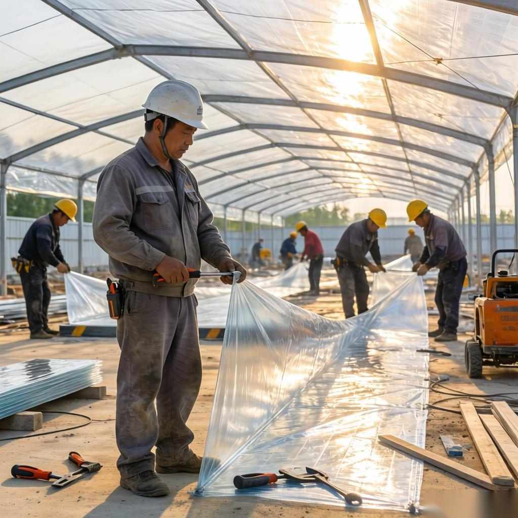 膜结构停车棚价格受啥影响？一文带你了解价格构成与范围