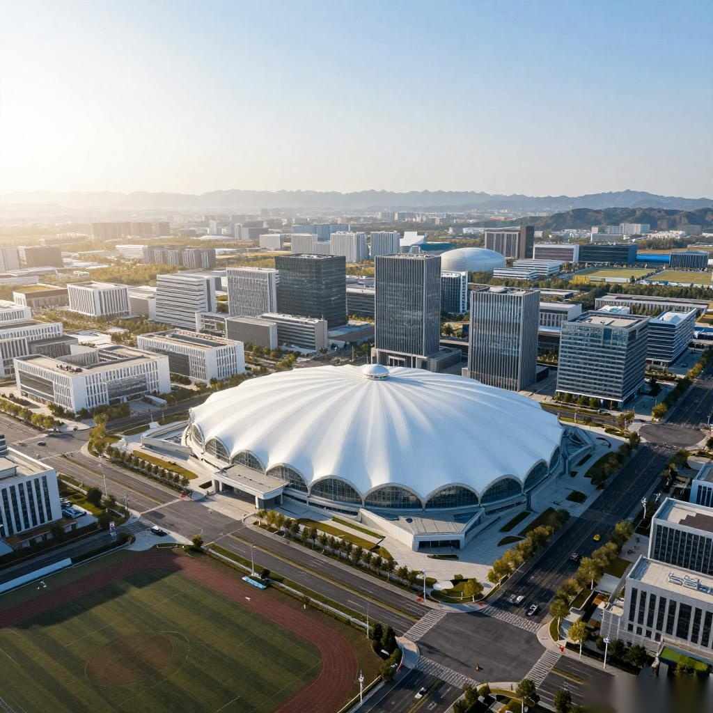 怀柔科学城核心区将建公共体育设施，气膜馆采用充气膜结构技术