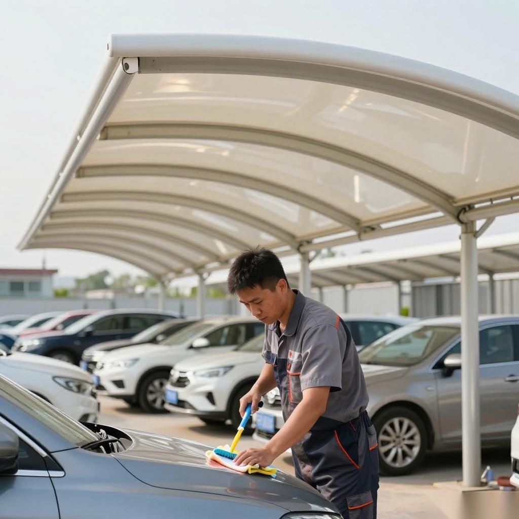 《PVDF膜材膜结构车棚：未来绿色建筑的新宠，你了解多少？》