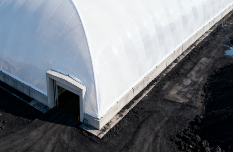 亚奥煤场全封闭气膜仓(图1)