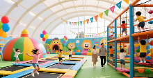 气膜游乐馆迅速崛起，竟然解决了传统场馆的五大痛点